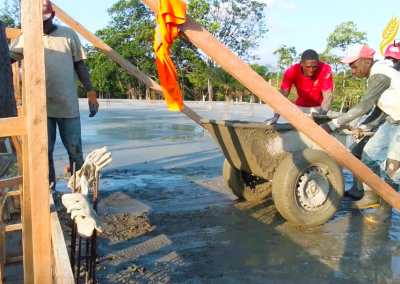 coulage de la dalle_gdb Libreville