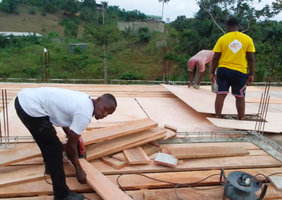 planches sur dalle_centre hospitalier_gdb Libreville